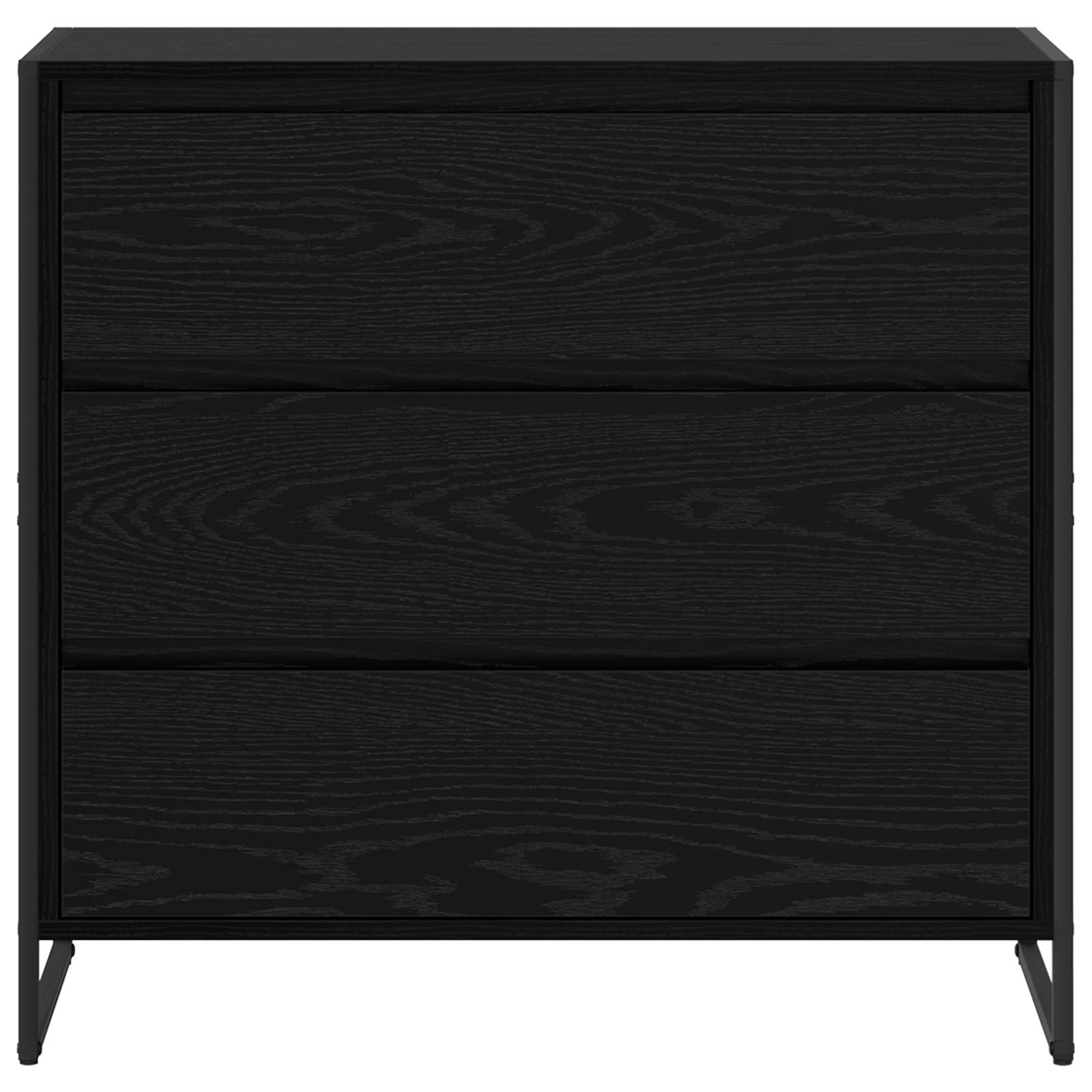 Kreveta Crni hrast 79 x 36 x 75.5 cm Konstruirano drvo