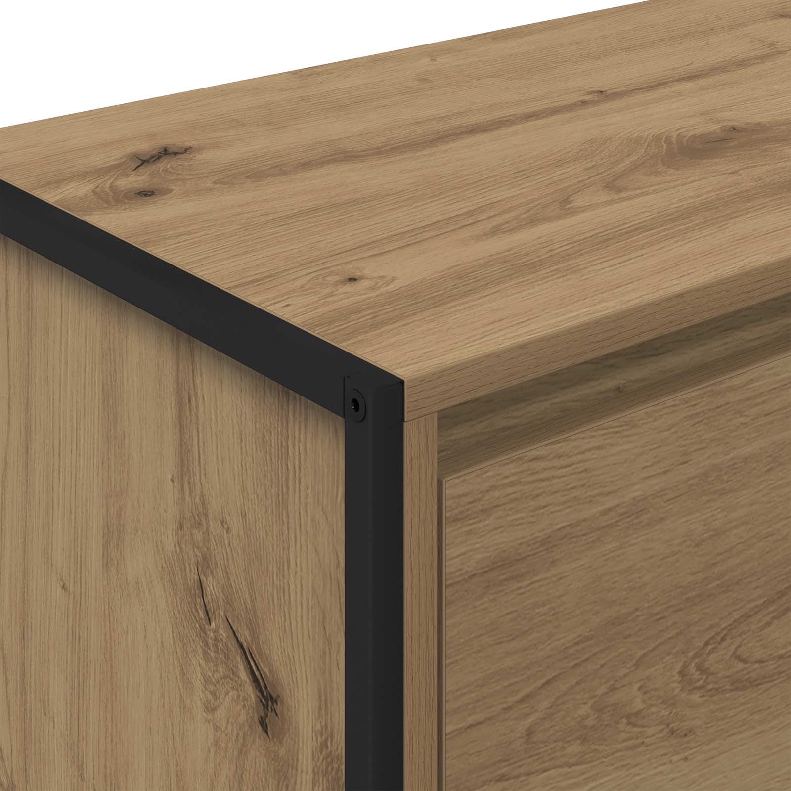 Kreveta s ladicama Umjetnička hrastovina 79 x 36 x 75.5 cm