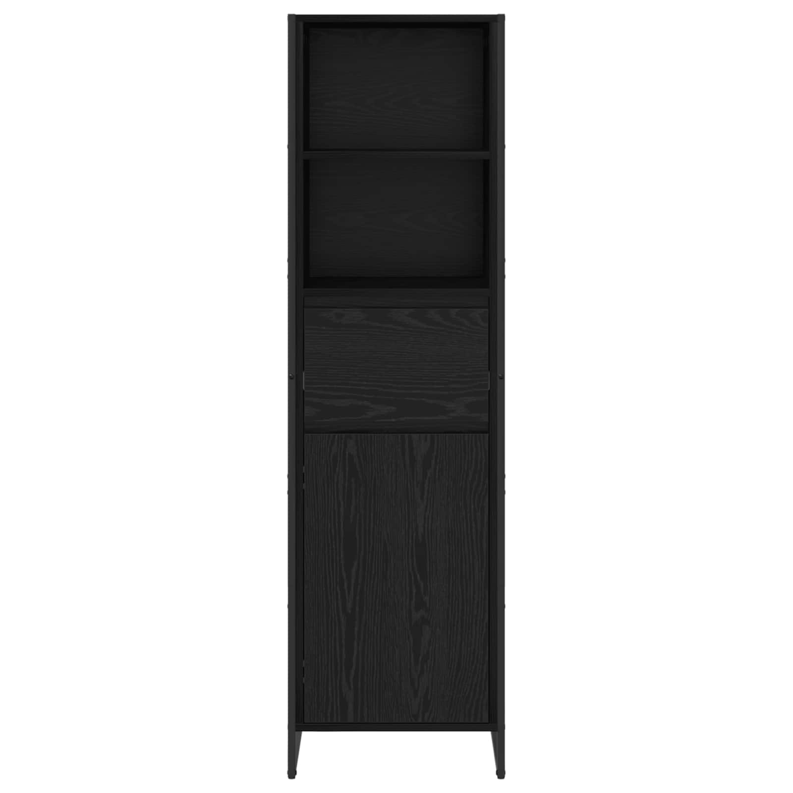 Ormarić za knjige s ladicama Crni hrast 43 x 36 x 150.5 cm