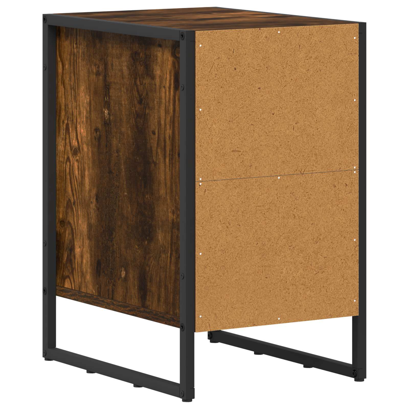 Noćni ormarić 2 pcs Dimni hrast 39.5 x 30 x 50 cm