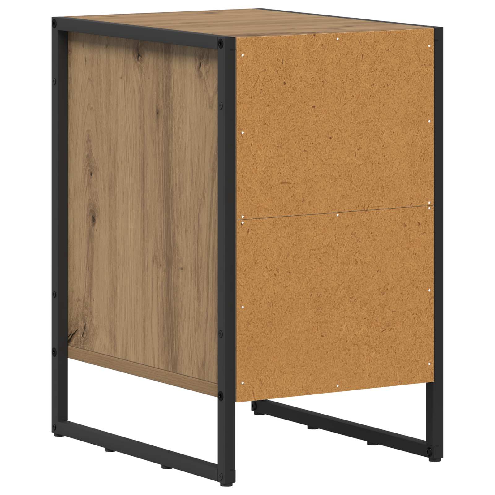 Noćni ormarić 2 pcs Umjetnička hrastovina 39.5 x 30 x 50 cm