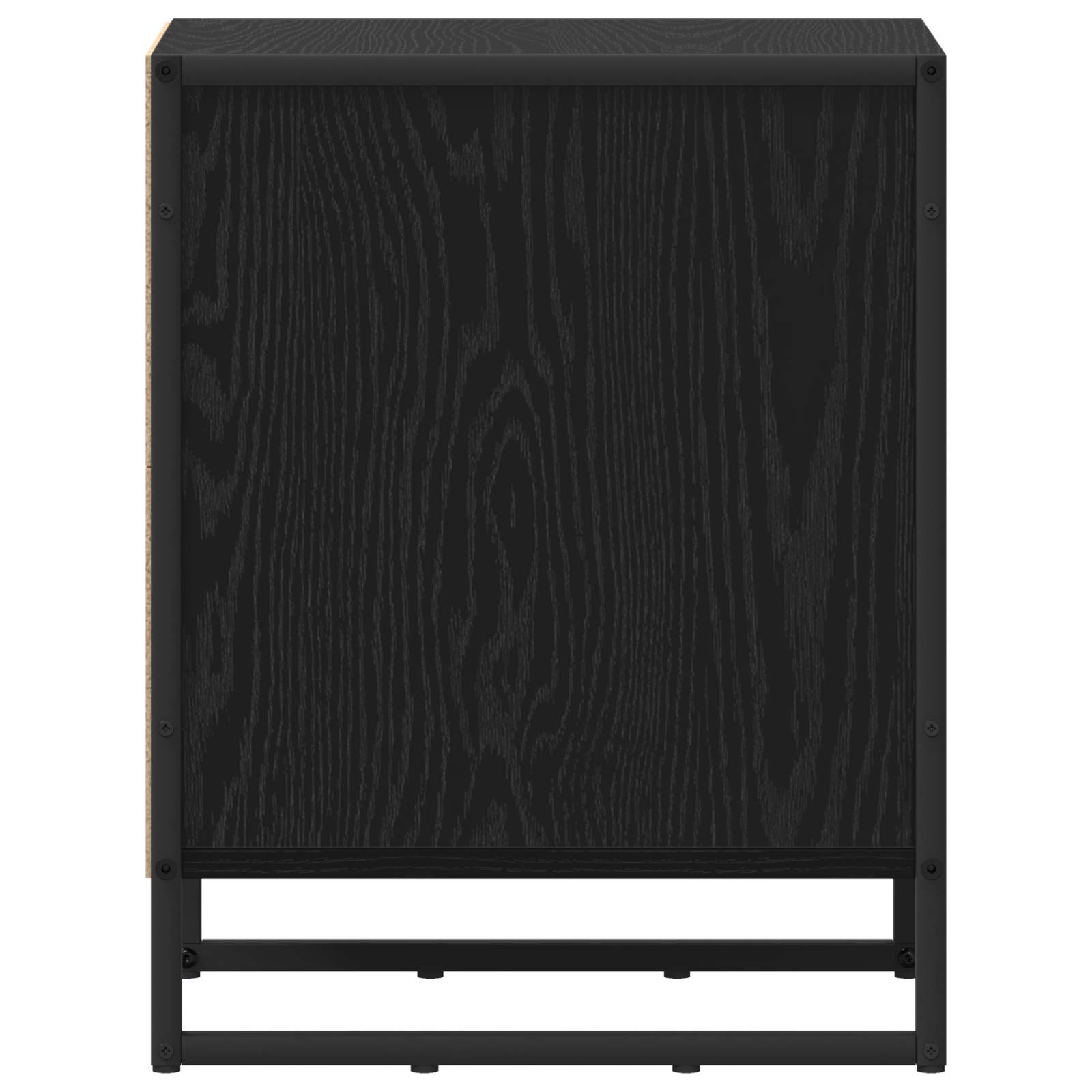 Noćni ormarić 2 pcs Crni hrast 39,5 x 30 x 50 cm