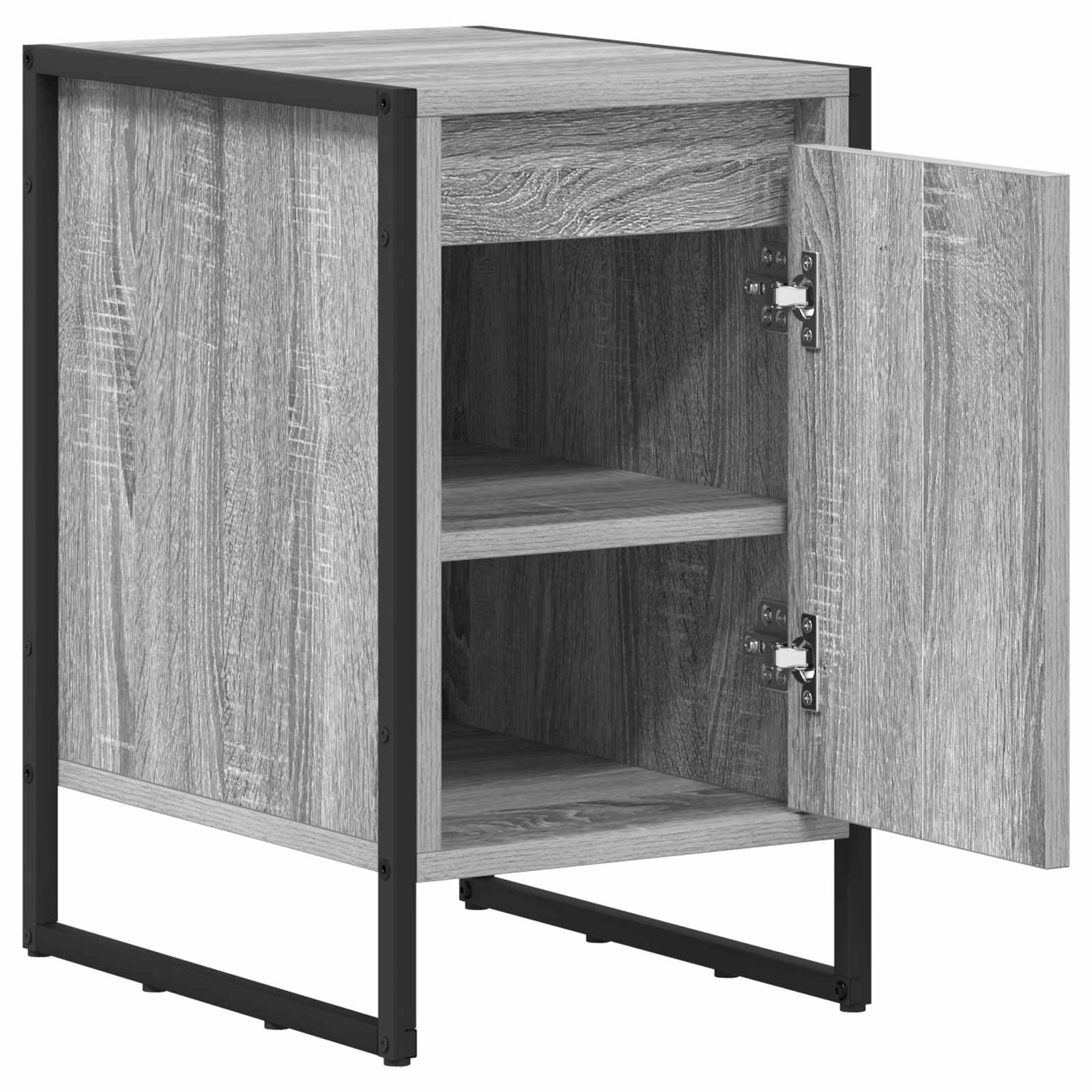 Noćni ormarić 2 pcs Siva Sonoma 39,5 x 30 x 50 cm