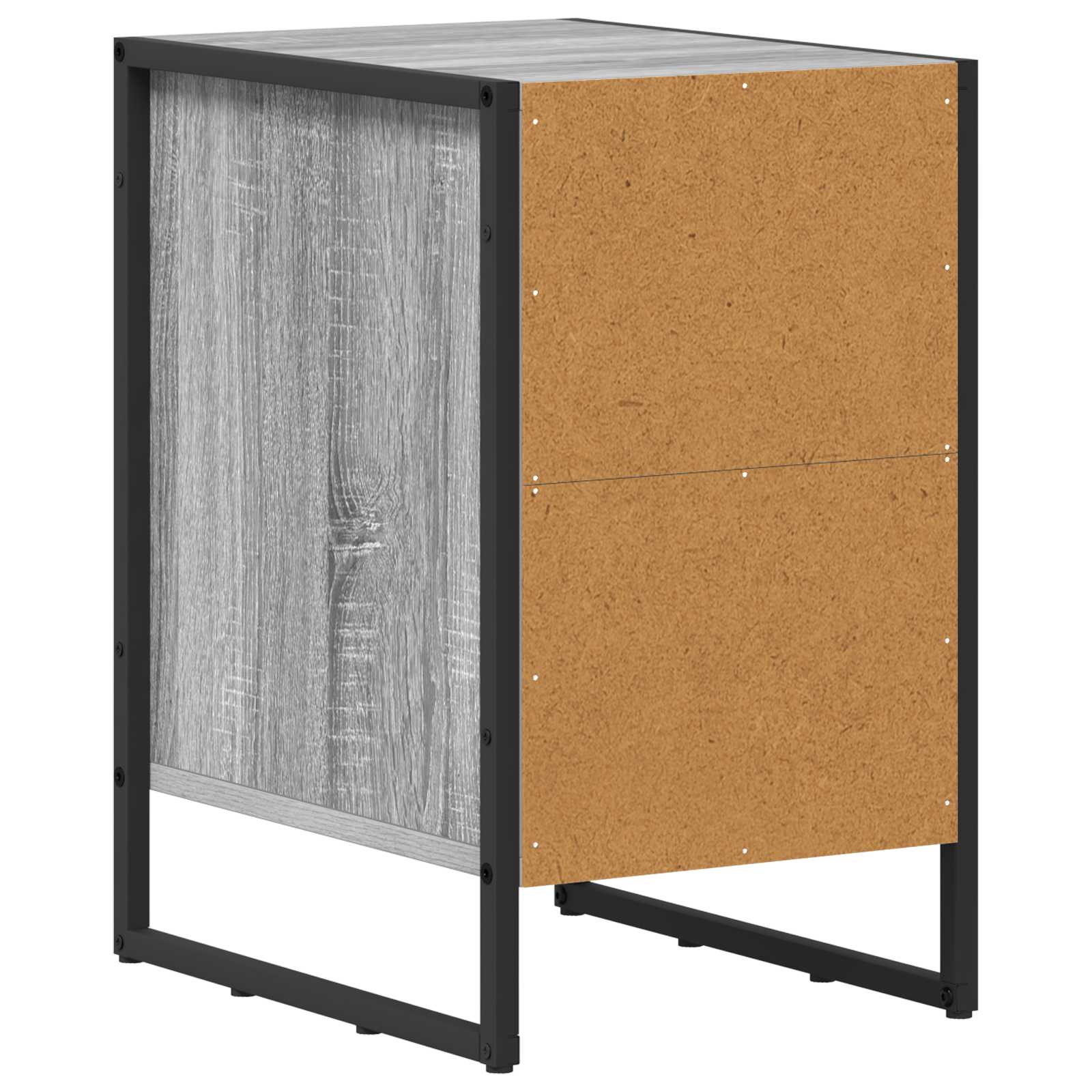 Noćni ormarić 2 pcs Siva Sonoma 39,5 x 30 x 50 cm
