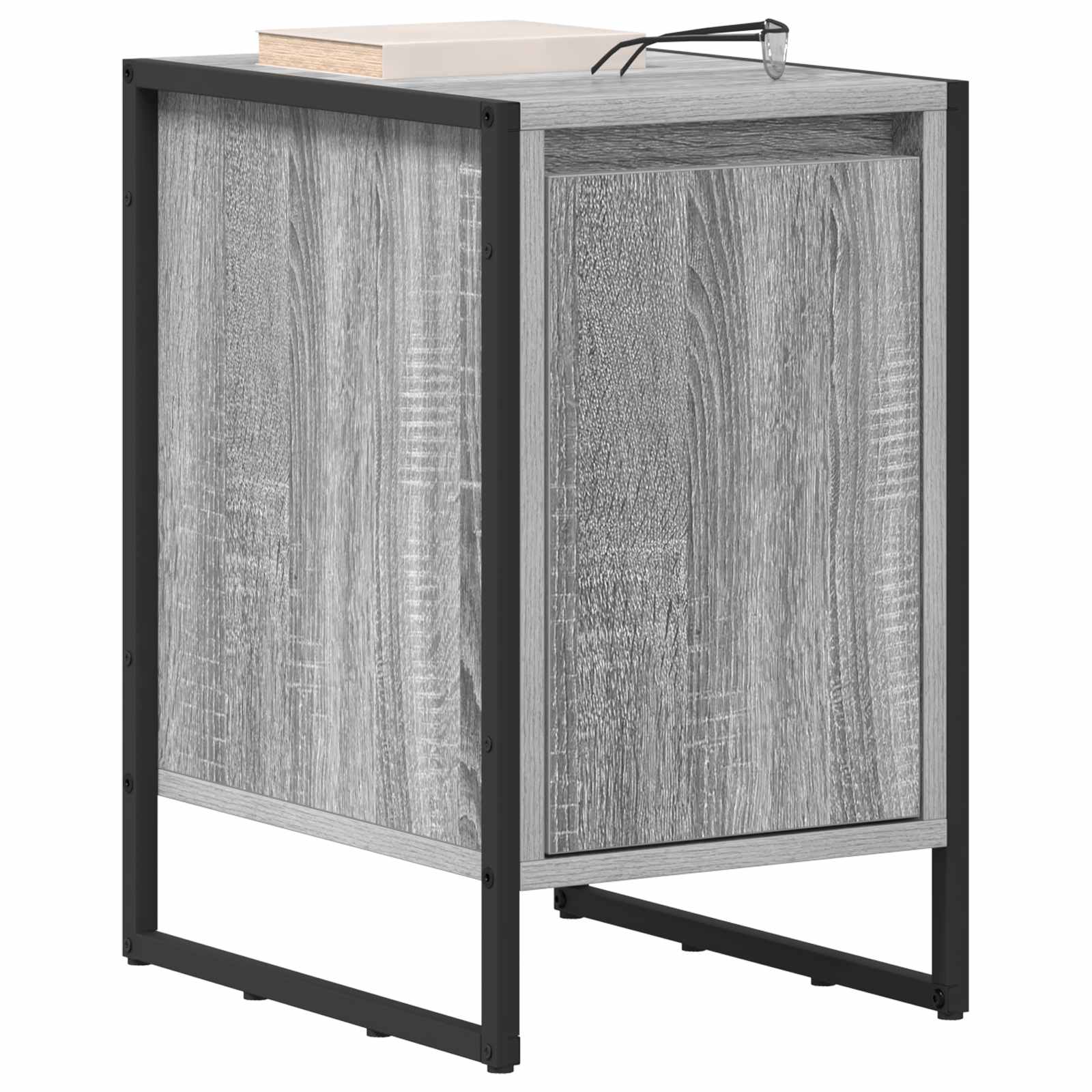 Noćni ormarić 2 pcs Siva Sonoma 39,5 x 30 x 50 cm