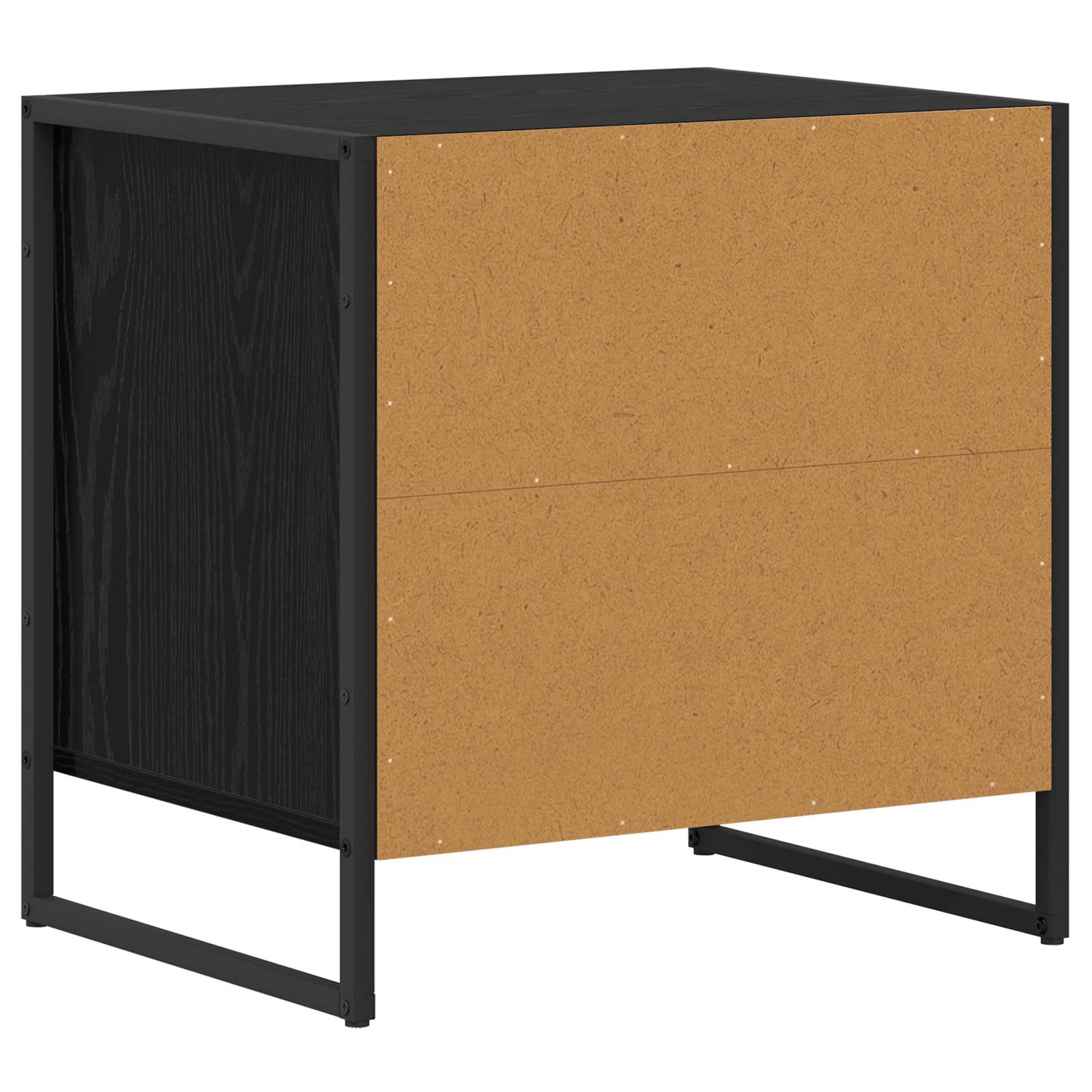 Noćni ormarić s ladicama 2 pcs Crni hrast 50 x 39,5 x 50 cm