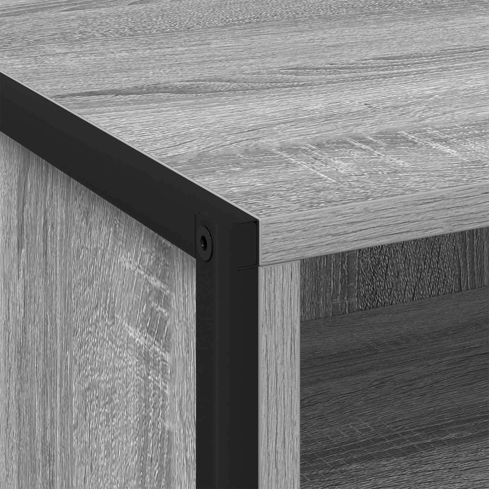 Noćni ormarić s ladicama 2 pcs Siva Sonoma 50 x 39,5 x 50 cm