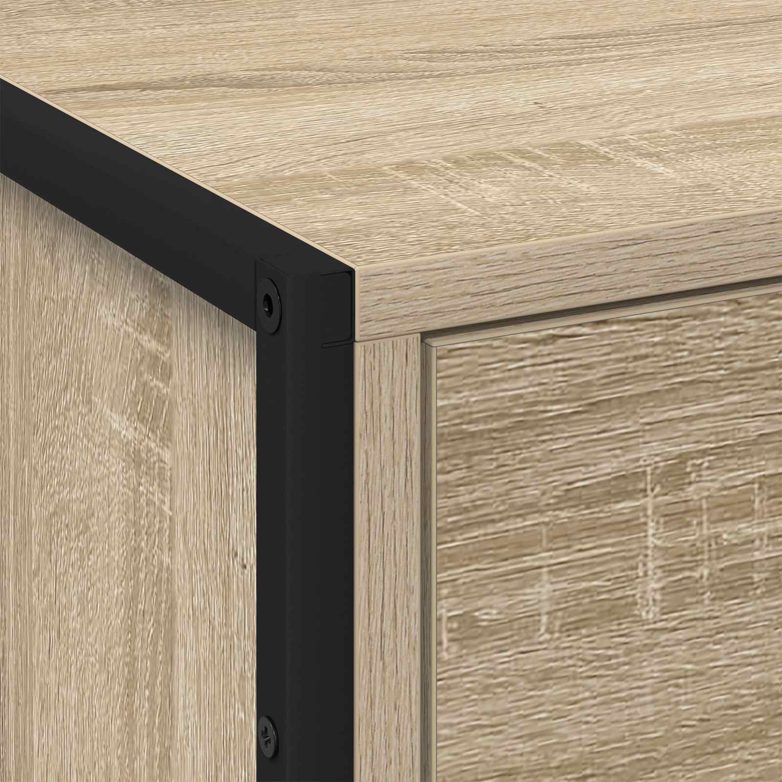Noćni ormarić 2 pcs Sonoma 50 x 39.5 x 50 cm Konstruirano drvo
