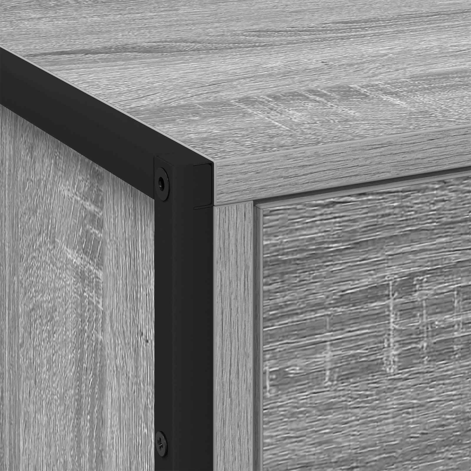 Noćni ormarić s ladicama 2 pcs Siva Sonoma 50 x 39.5 x 50 cm