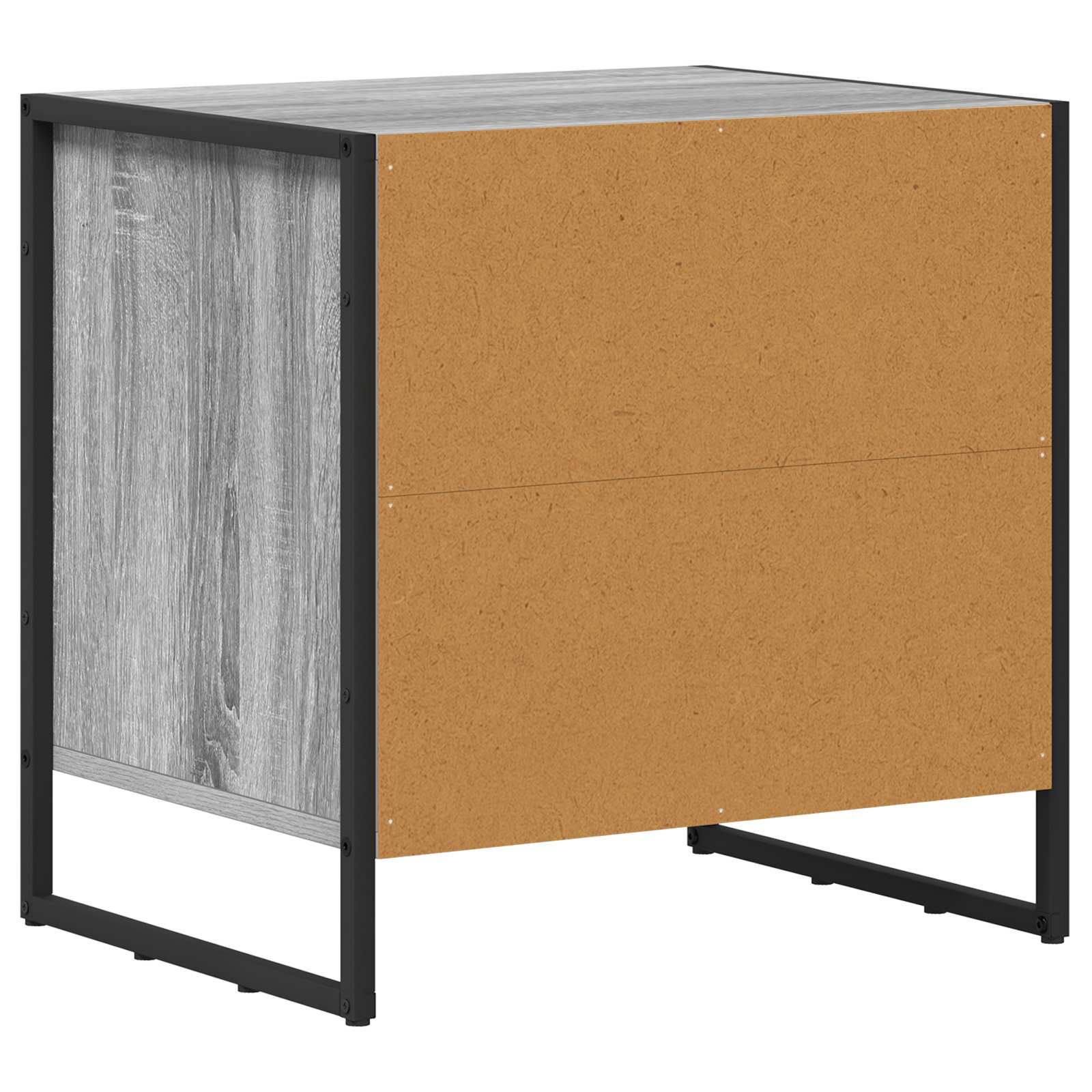 Noćni ormarić s ladicama 2 pcs Siva Sonoma 50 x 39.5 x 50 cm
