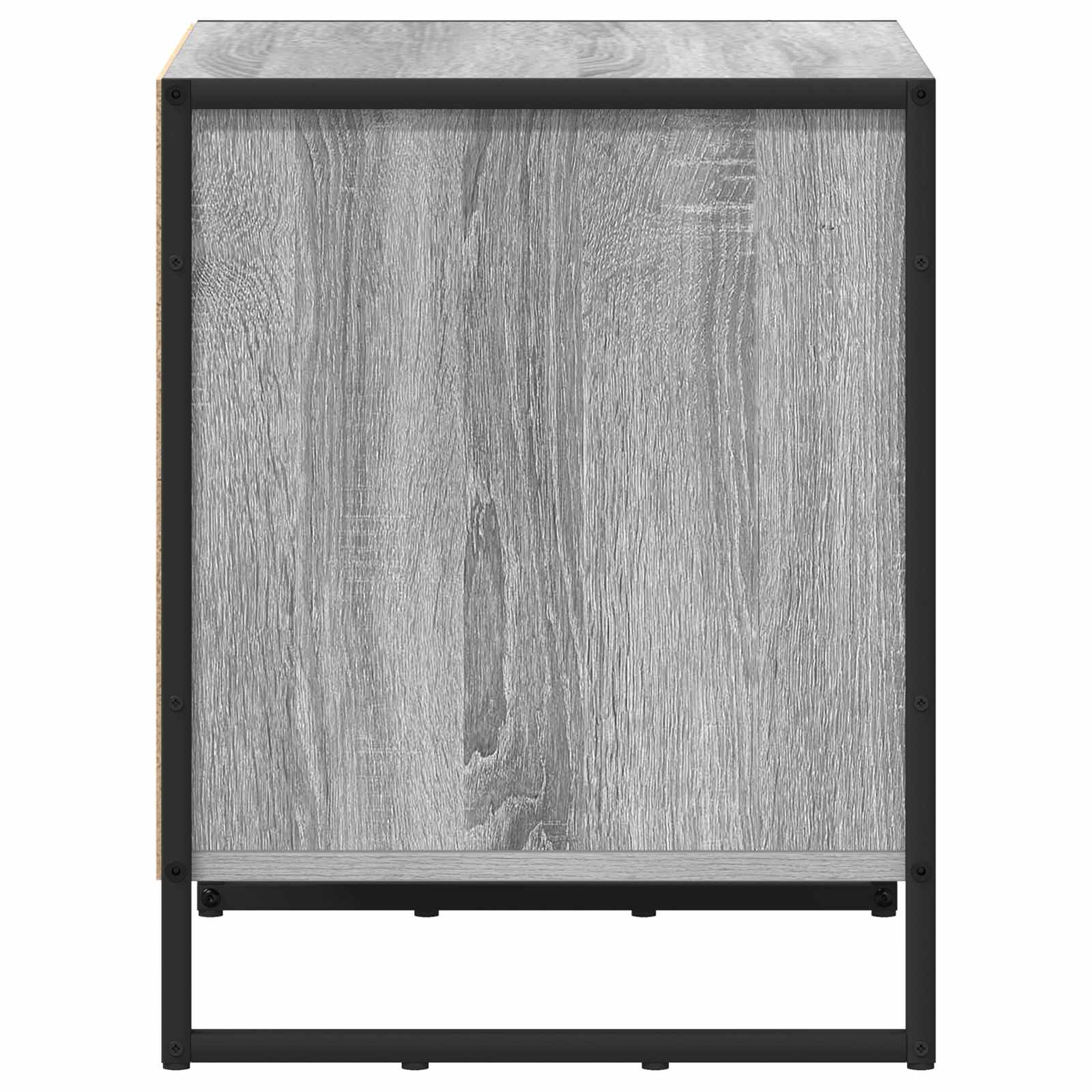 Noćni ormarić s ladicama 2 pcs Siva Sonoma 50 x 39.5 x 50 cm