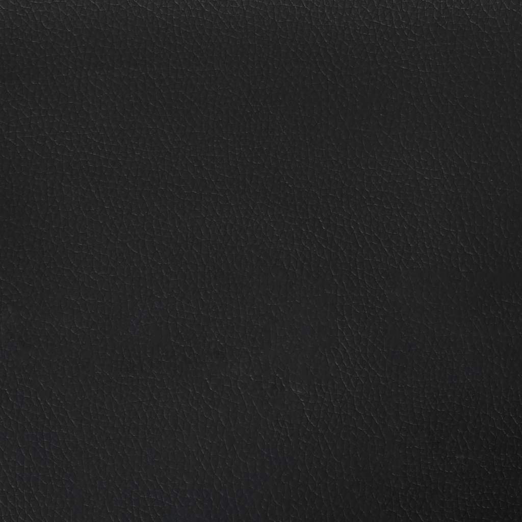 Chesterfield klupa Crna 119,5 x 64,5 x 75 cm Lažna koža