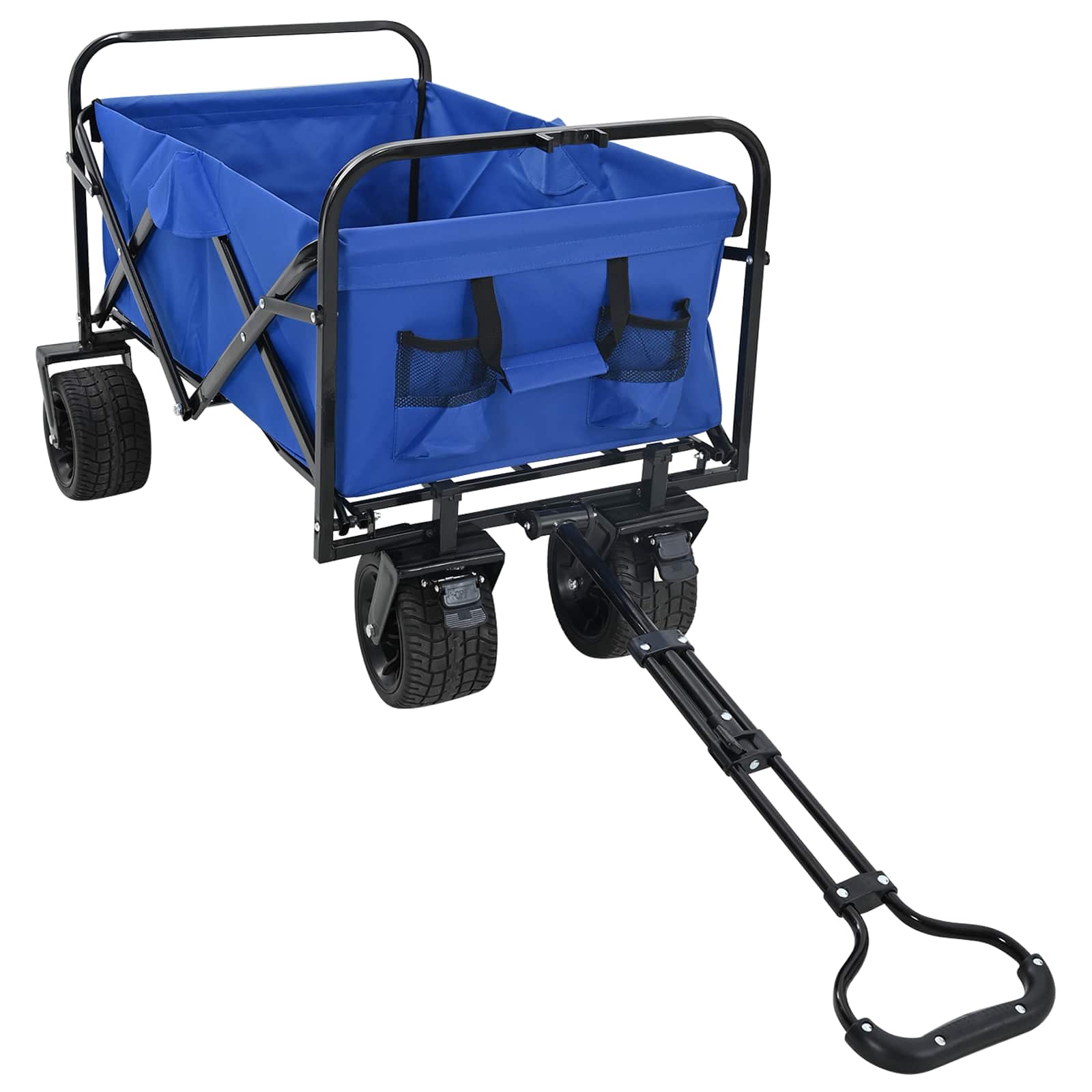 Preklopna kolica Plava 89 x 63 x 96 cm Čelik i Oxford poliester