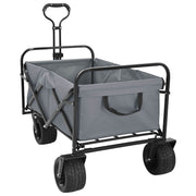Preklopna kolica Siva 89 x 63 x 96 cm Čelik i Oxford poliester