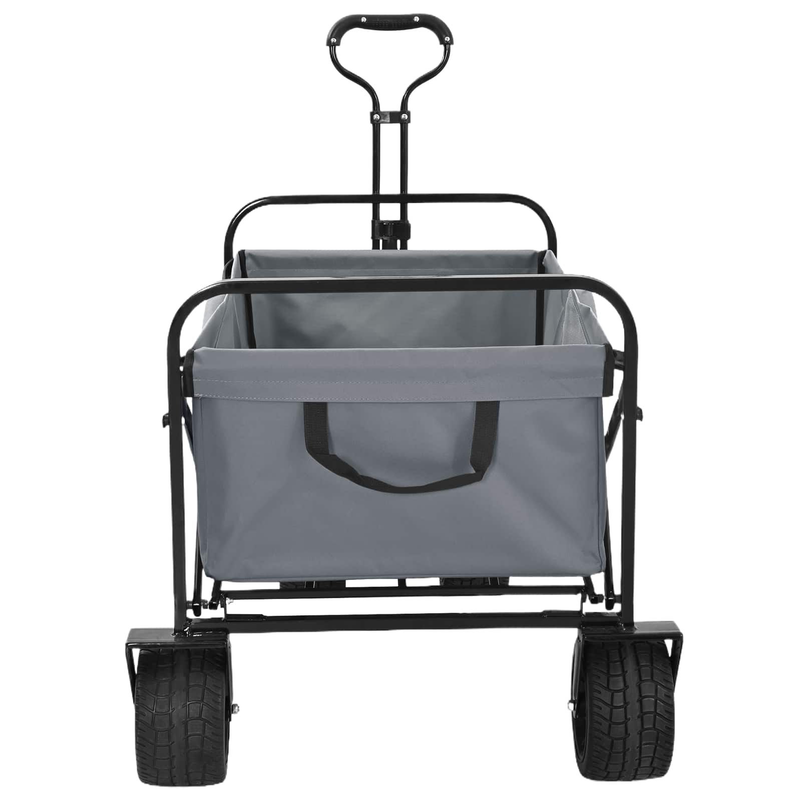 Preklopna kolica Siva 89 x 63 x 96 cm Čelik i Oxford poliester