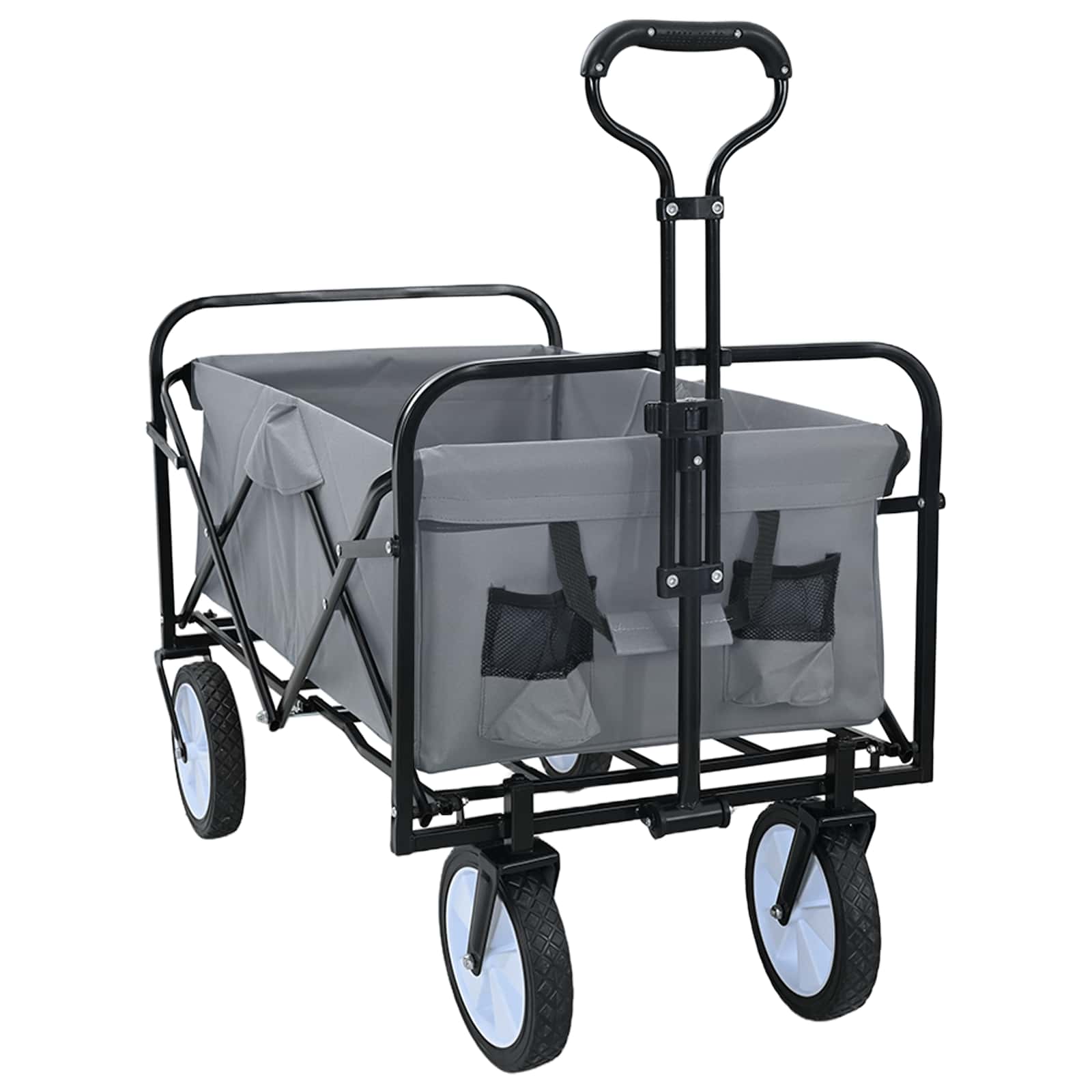 Sklopiva ručna kolica Sivi 94 x 53 x 99 cm Oxford tkanina