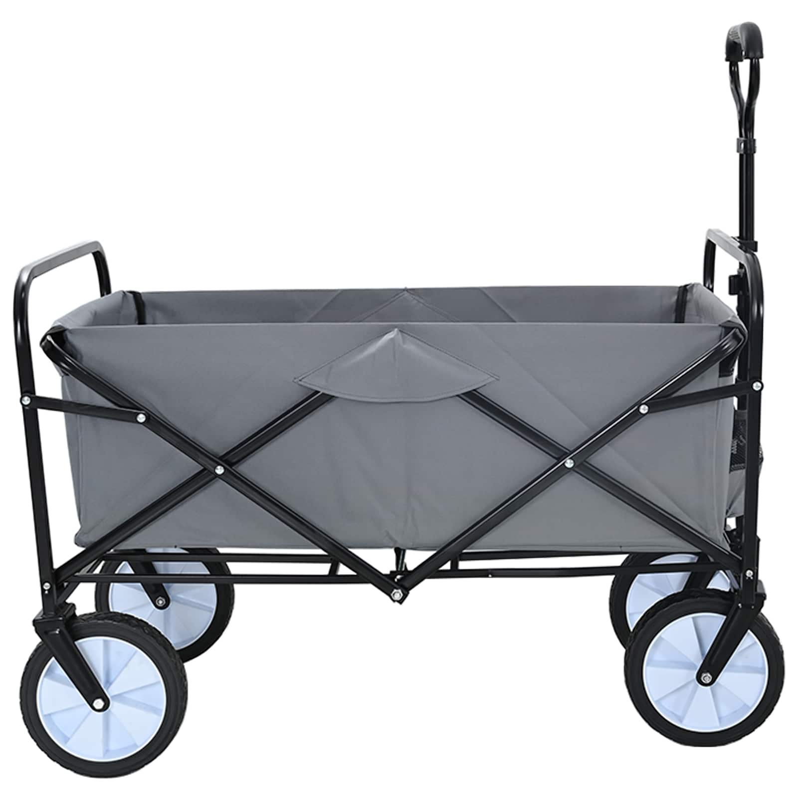 Sklopiva ručna kolica Sivi 94 x 53 x 99 cm Oxford tkanina