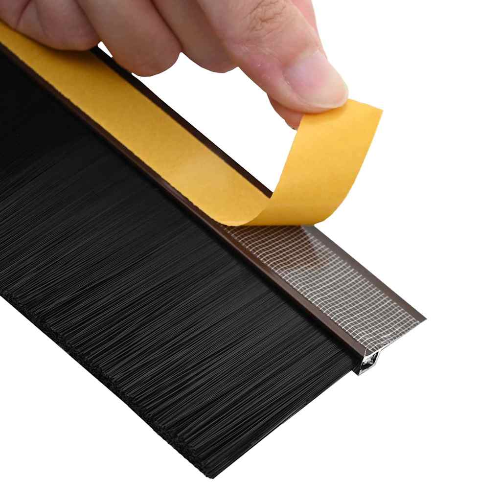 Samoljepljivi pečati za vrata 6 pcs Smeđa 100 cm