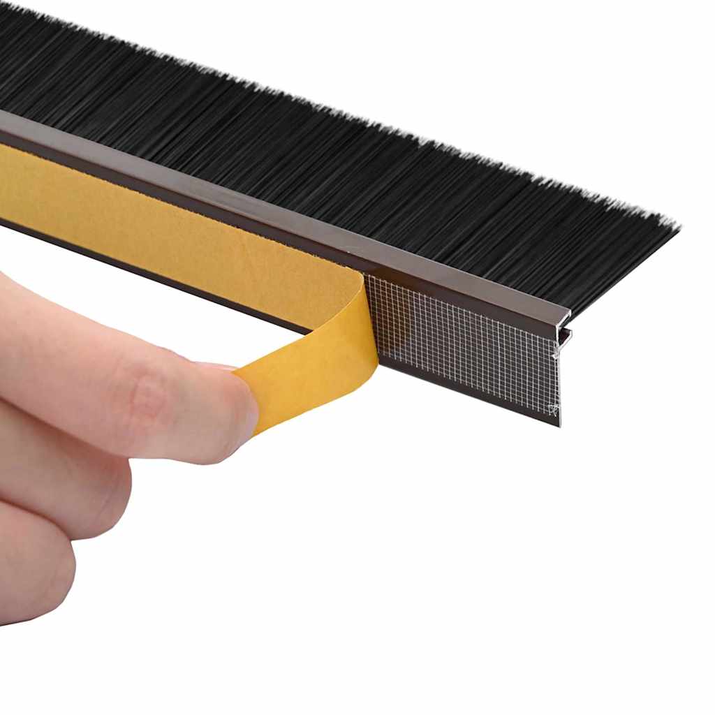Samoljepljivi pečati za vrata 12 pcs Smeđa 100 cm