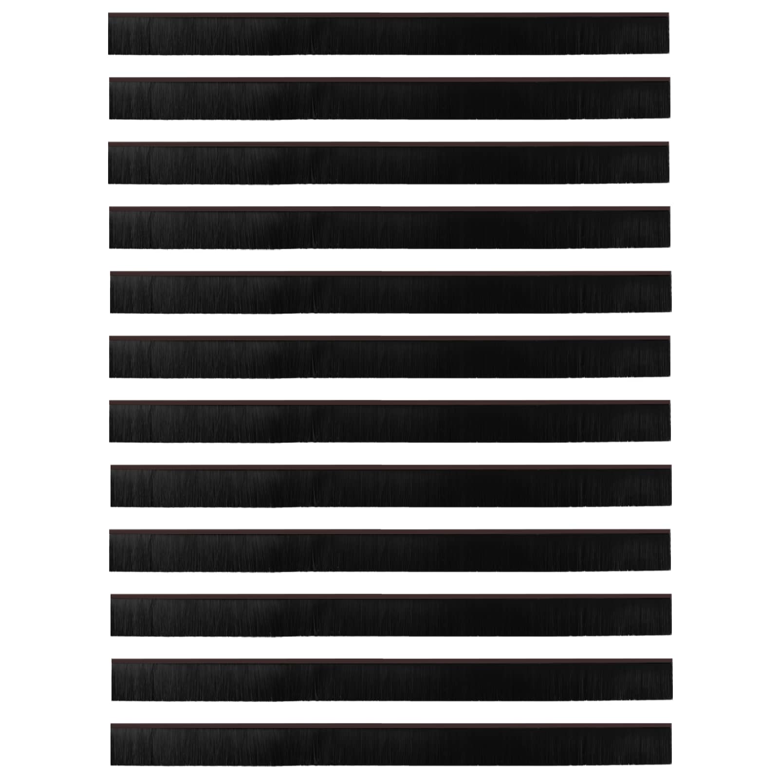 Samoljepljivi pečati za vrata 12 pcs Smeđa 100 cm