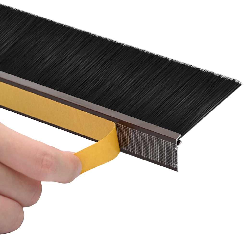 Samoljepljivi pečati za vrata 12 pcs Smeđa 100 cm