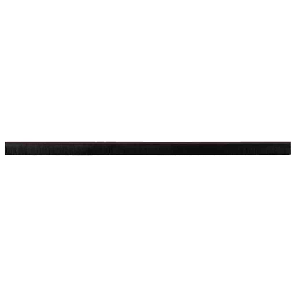 Držač četke za vrata 2 pcs Smeđa 100 cm Aluminijski legura