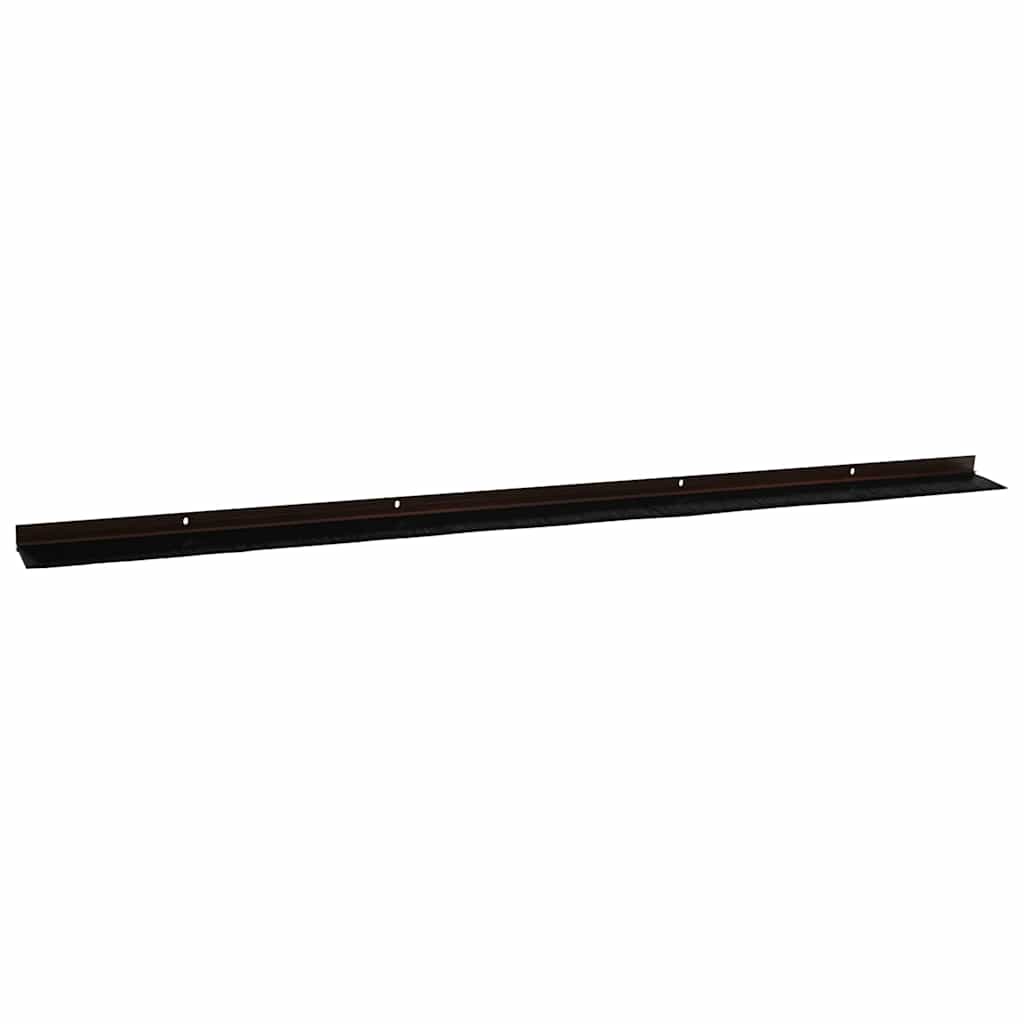 Držač četke za vrata 6 pcs Smeđa 100 cm Aluminijski legura