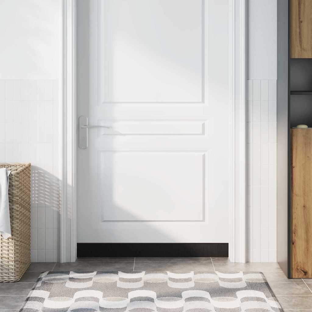 Držač četke za vrata 12 pcs Smeđa 100 cm Aluminijski legura
