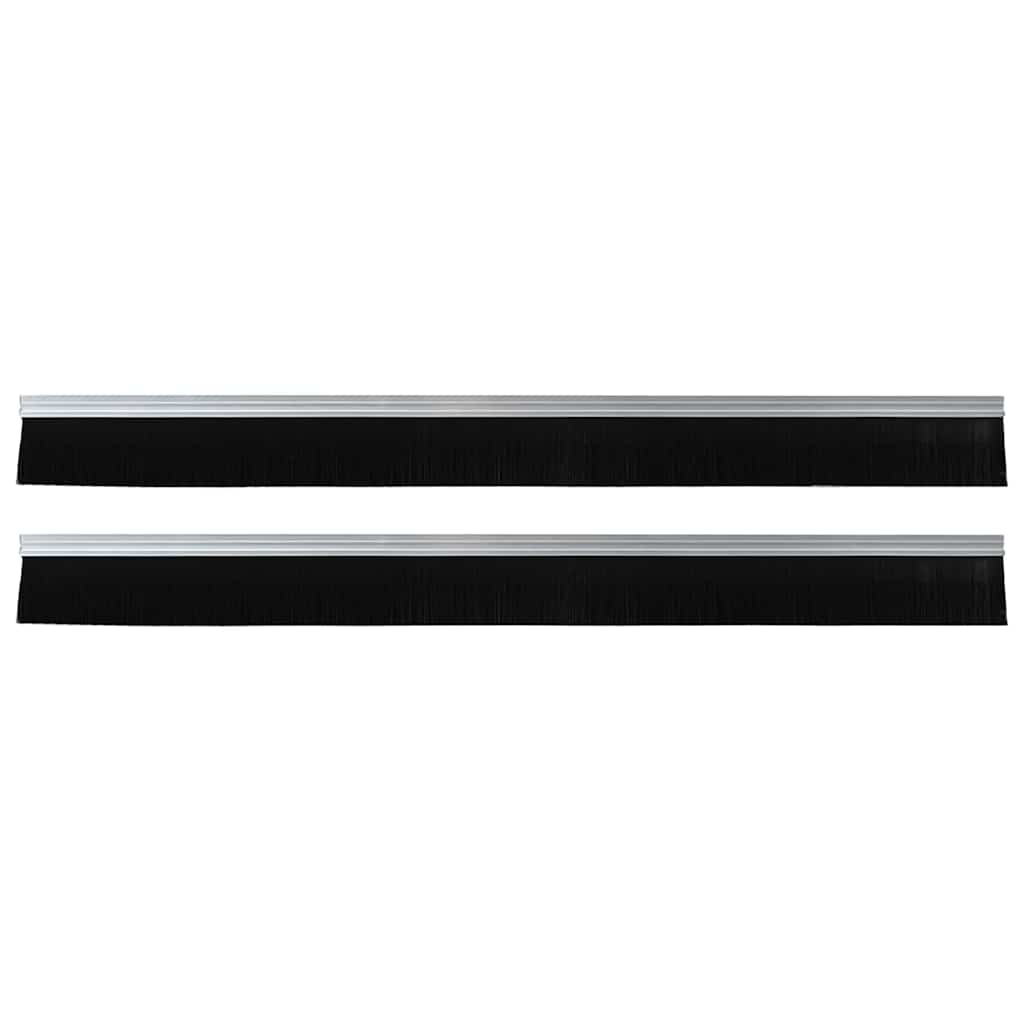 Samoljepljivi pečati za vrata 2 pcs Srebrno 100 cm