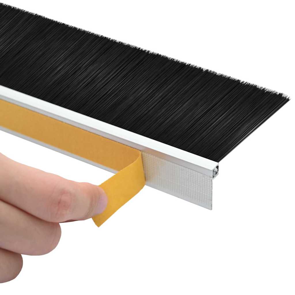 Samoljepljivi pečati za vrata 2 pcs Srebrno 100 cm