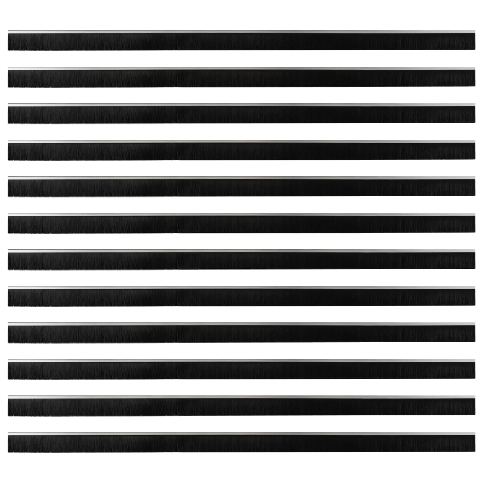 Samoljepljivi pečati za vrata 12 pcs Srebrno 100 cm