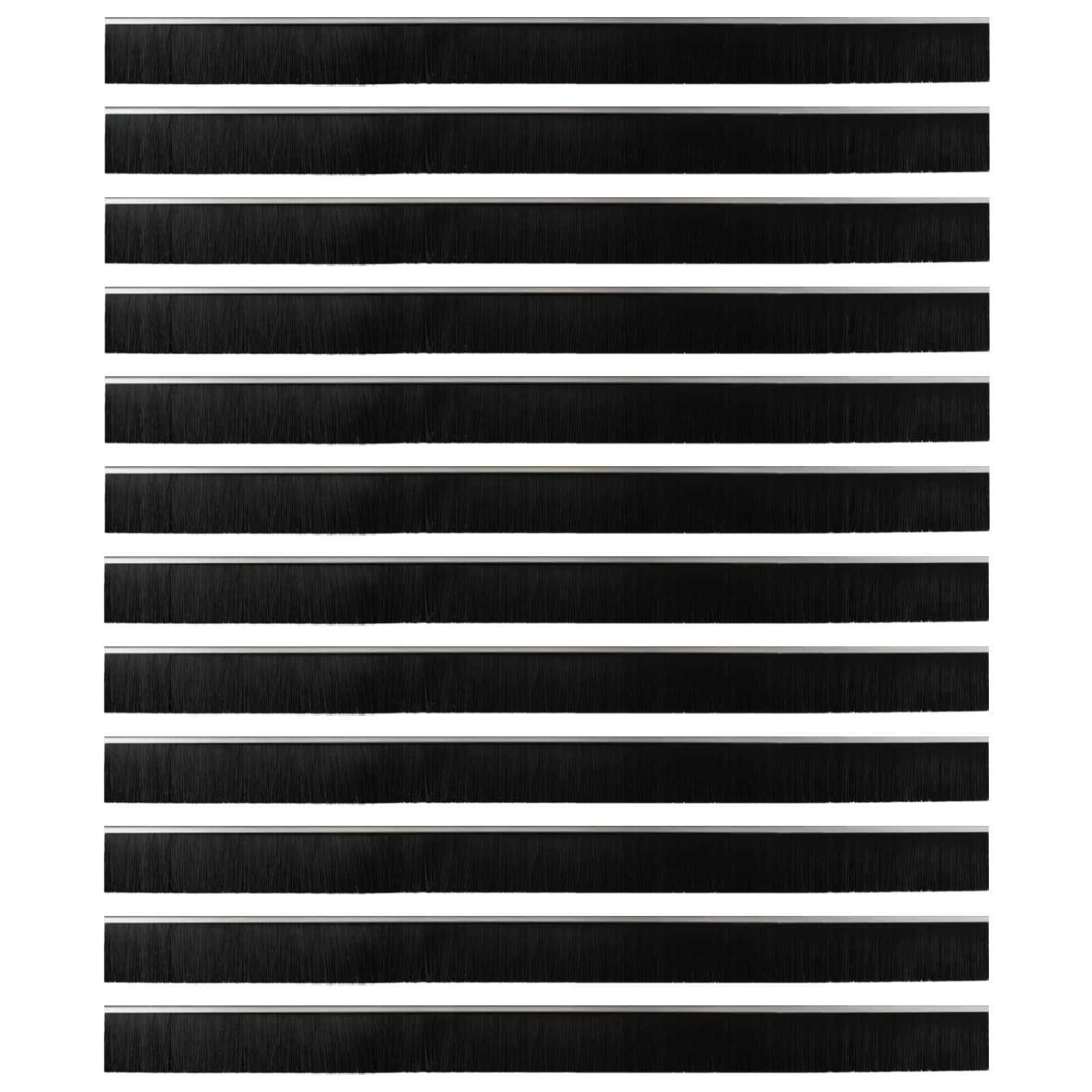 Samoljepljivi pečati za vrata 12 pcs Srebrno 100 cm