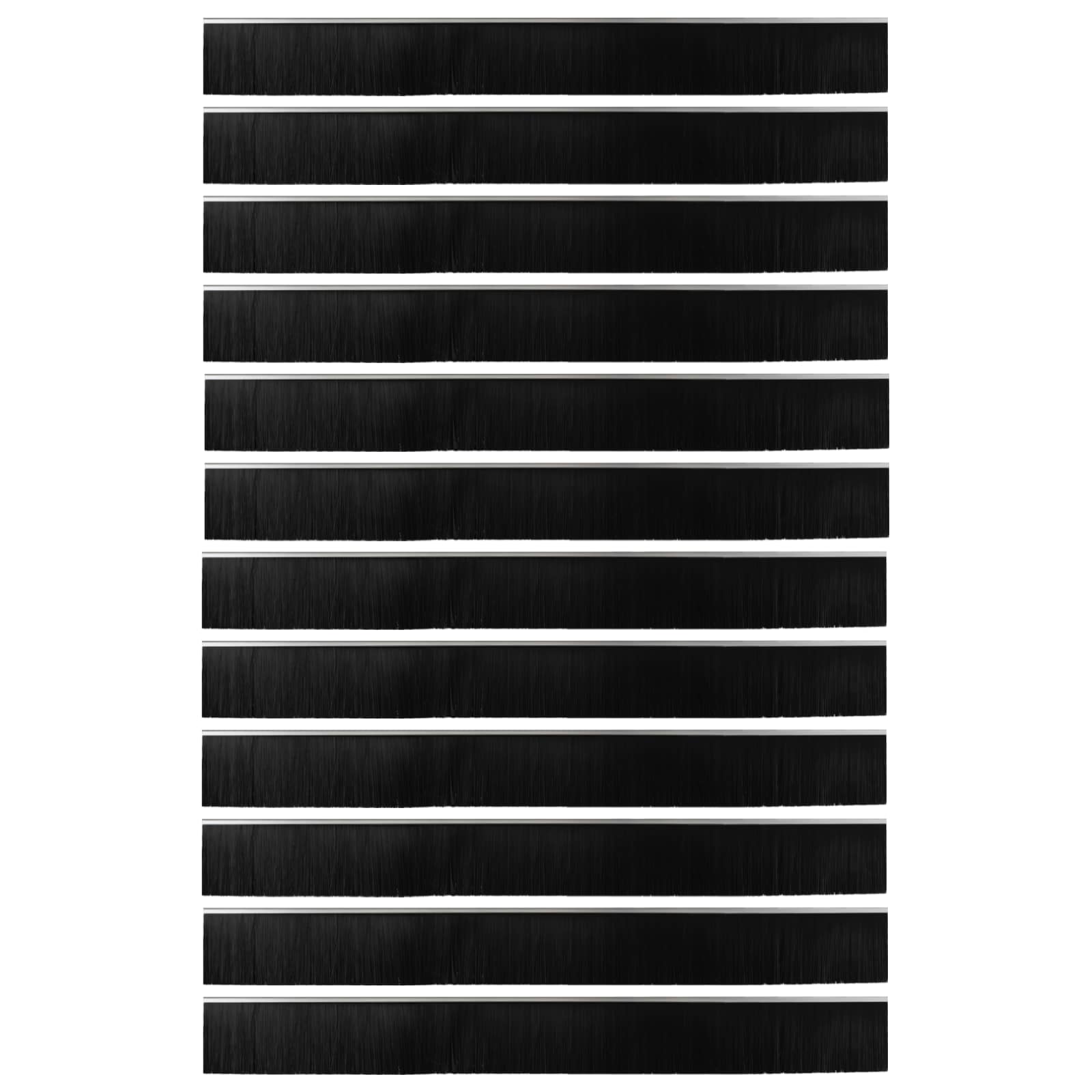 Samoljepljivi pečati za vrata 12 pcs Srebrno 100 cm