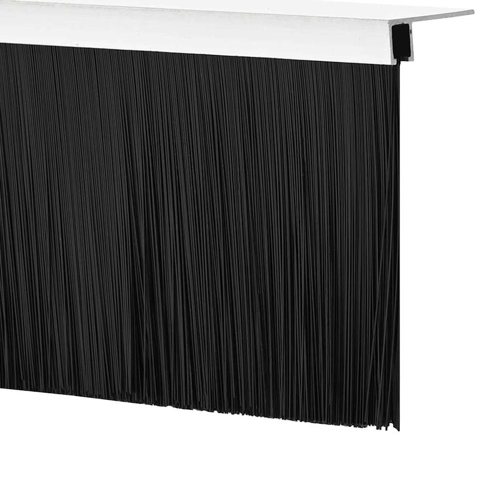 Držač četke za vrata 6 pcs Srebrno 100 cm Aluminijski legura