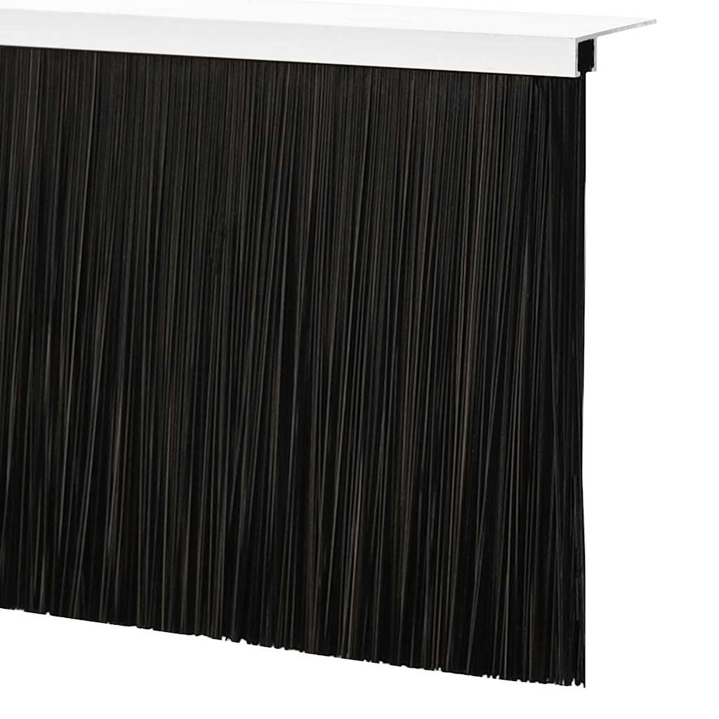 Držač četke za vrata 6 pcs Srebrno 100 cm Aluminijski legura