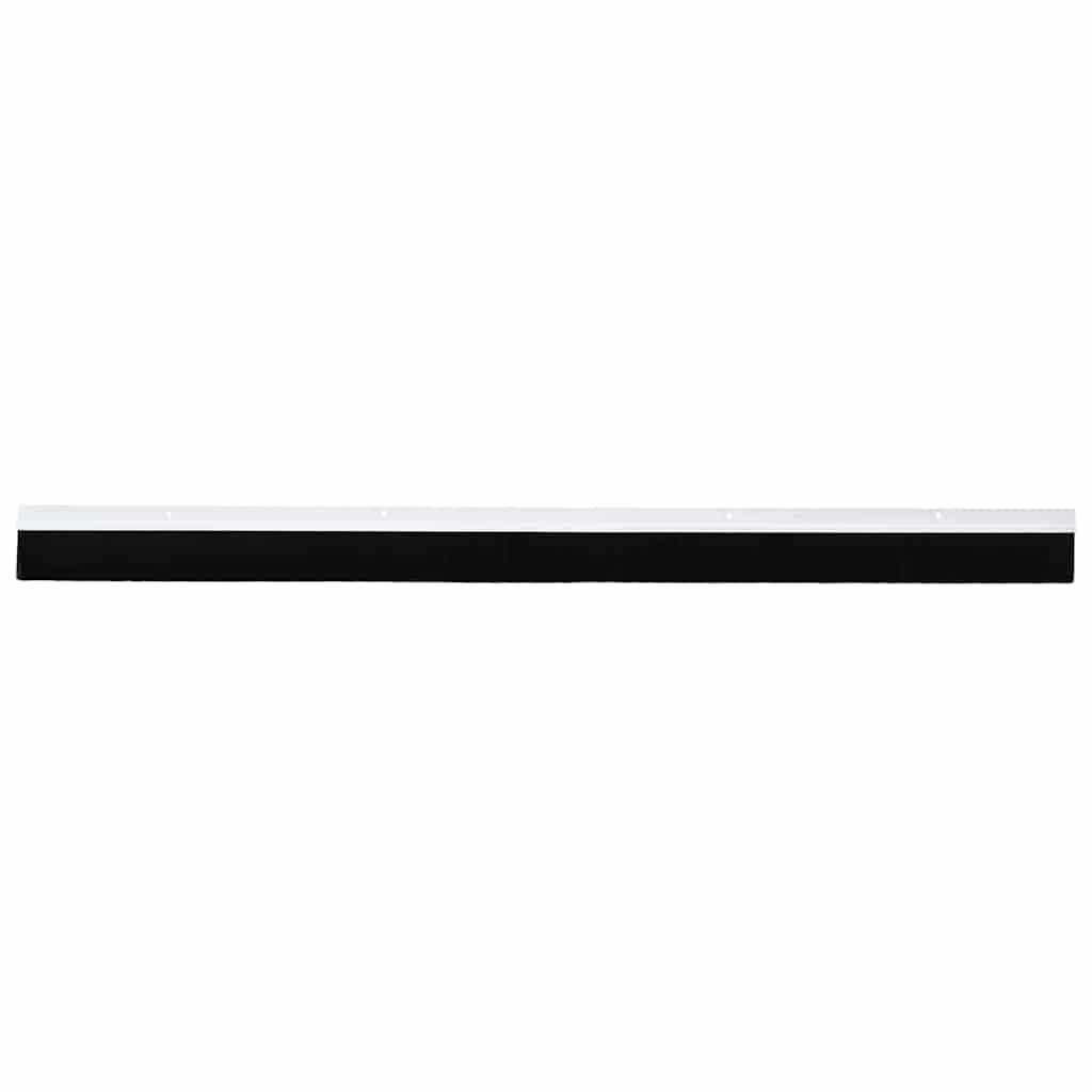 Držač četke za vrata 2 pcs Bijelo 100 cm Aluminijski legura