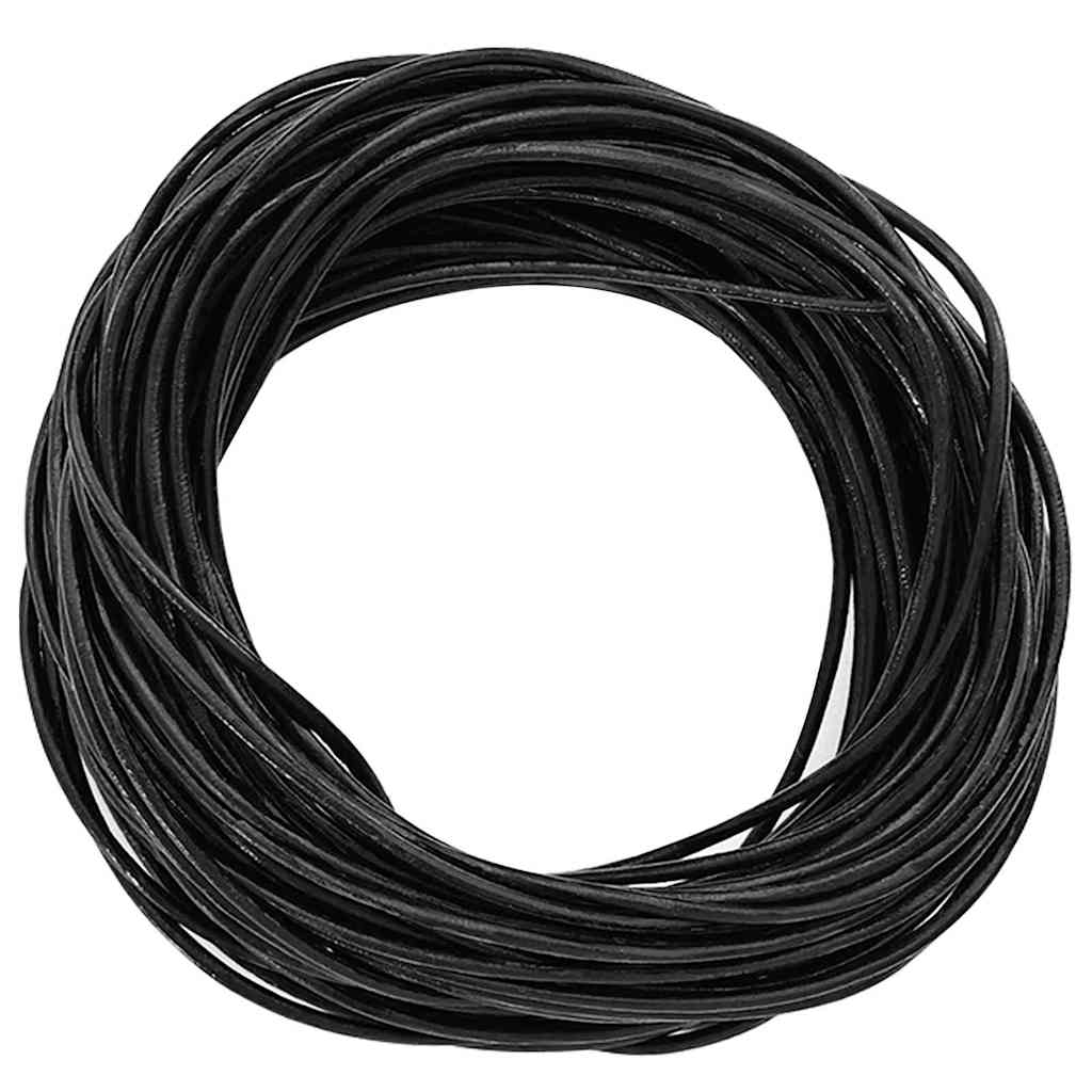 Kožni konop Crna Ø2 mm x 50 m Koža