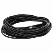 Kožni konop Crna Ø2,5 mm x 10 m Koža