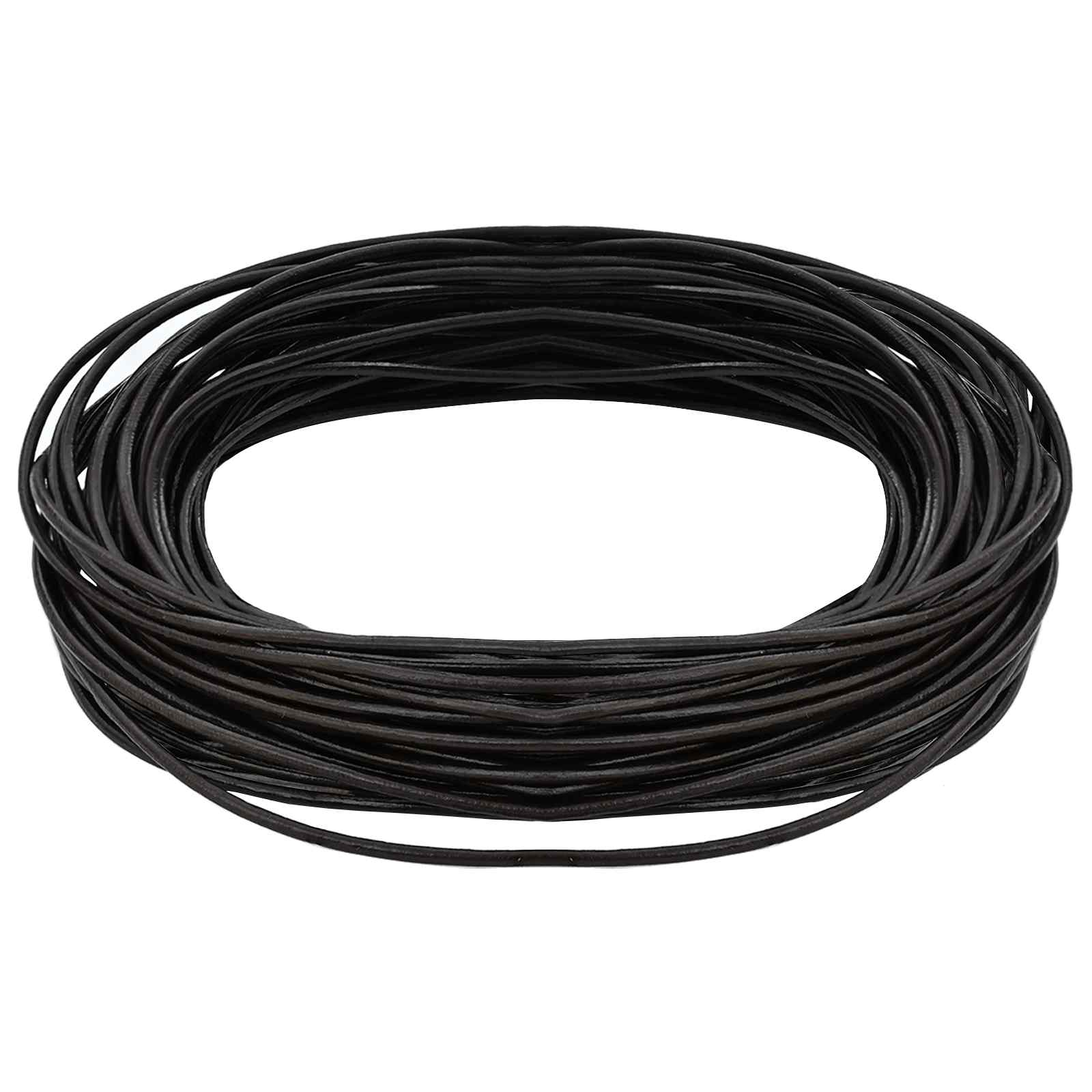 Kožni konop Tamno smeđa Ø1,5 mm x 10 m Koža