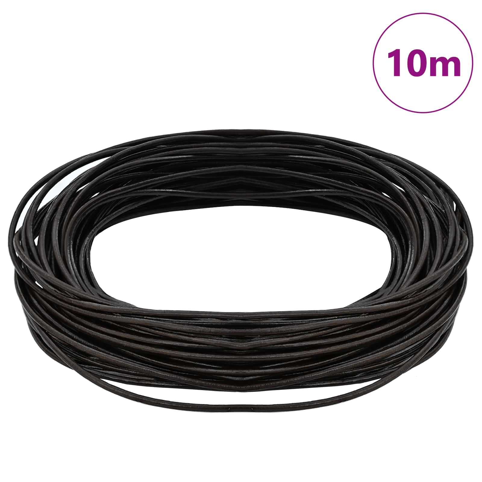 Kožni konop Tamno smeđa Ø1,5 mm x 10 m Koža
