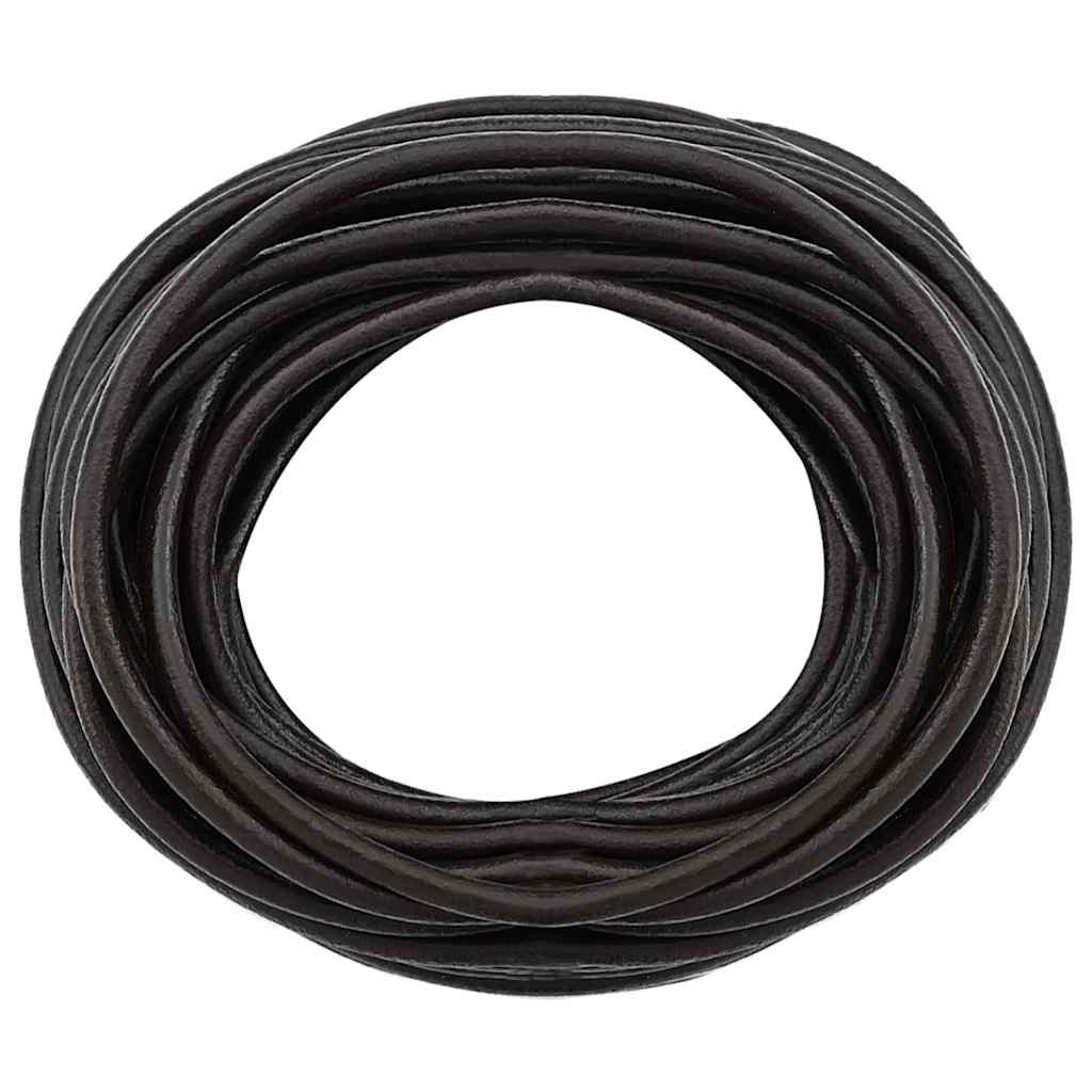 Kožni konop Tamno smeđa Ø5 mm x 50 m Koža