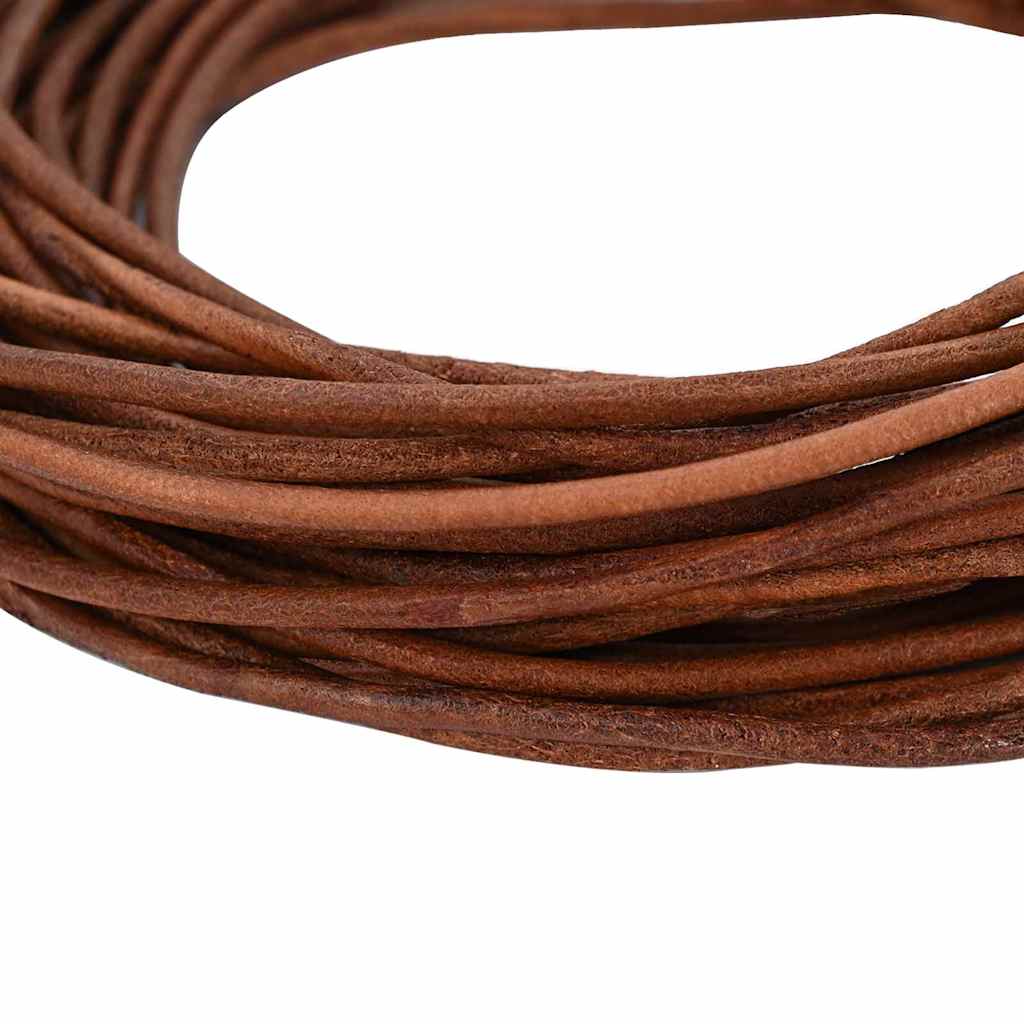 Kožni konop Svijetlosmeđa Ø2,5 mm x 10 m Koža