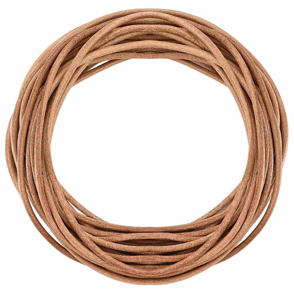 Kožni konop Smeđa Ø5 mm x 50 m Koža