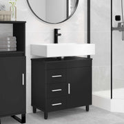 Toaletna jedinica Crna 60 x 35 x 60 cm Konstruirano drvo