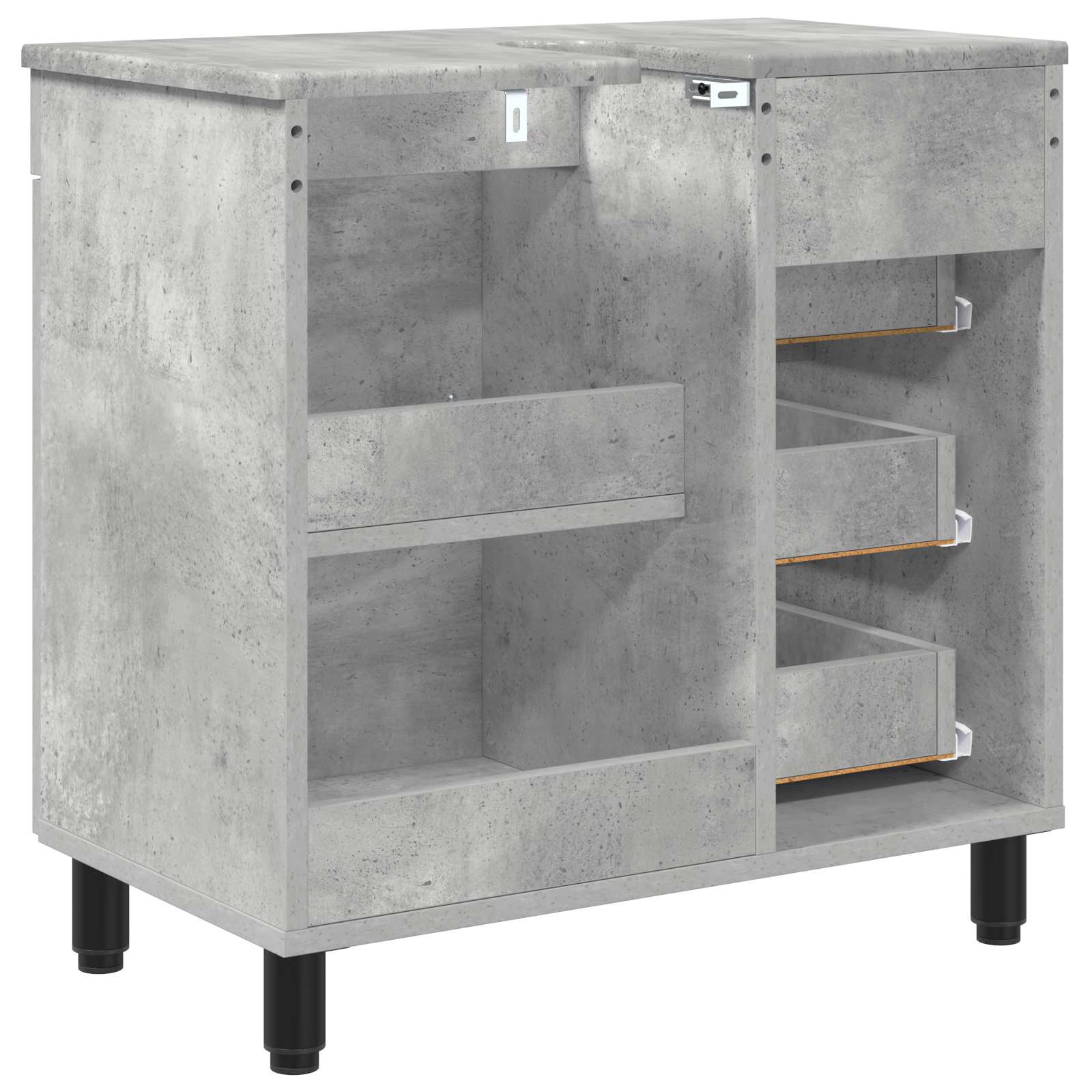 Toaletna jedinica Betonska siva 60 x 35 x 60 cm