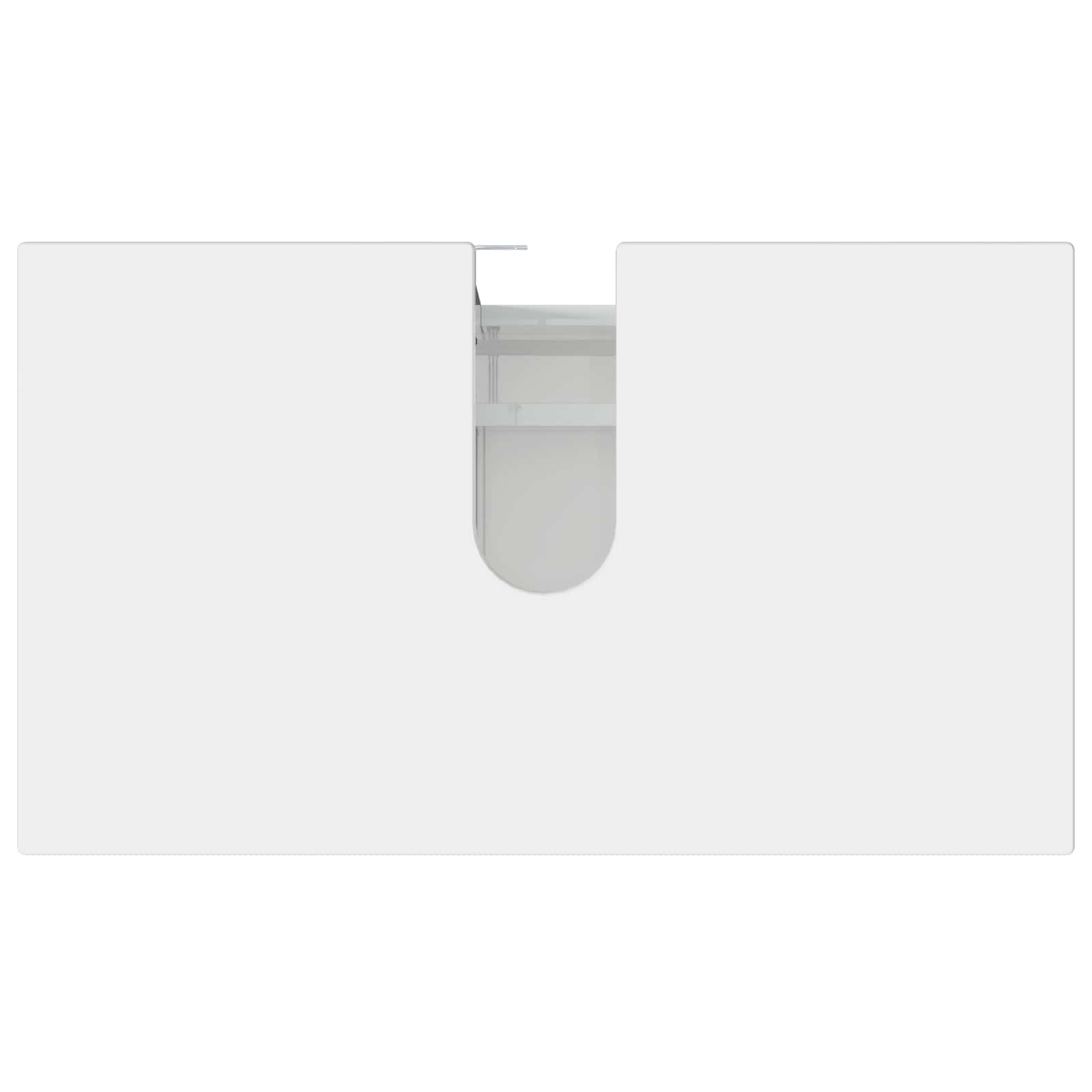 Toaletna jedinica Bijela visokog sjaja 60 x 35 x 60 cm