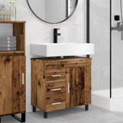 Toaletna jedinica Staro drvo 60 x 35 x 60 cm Konstruirano drvo