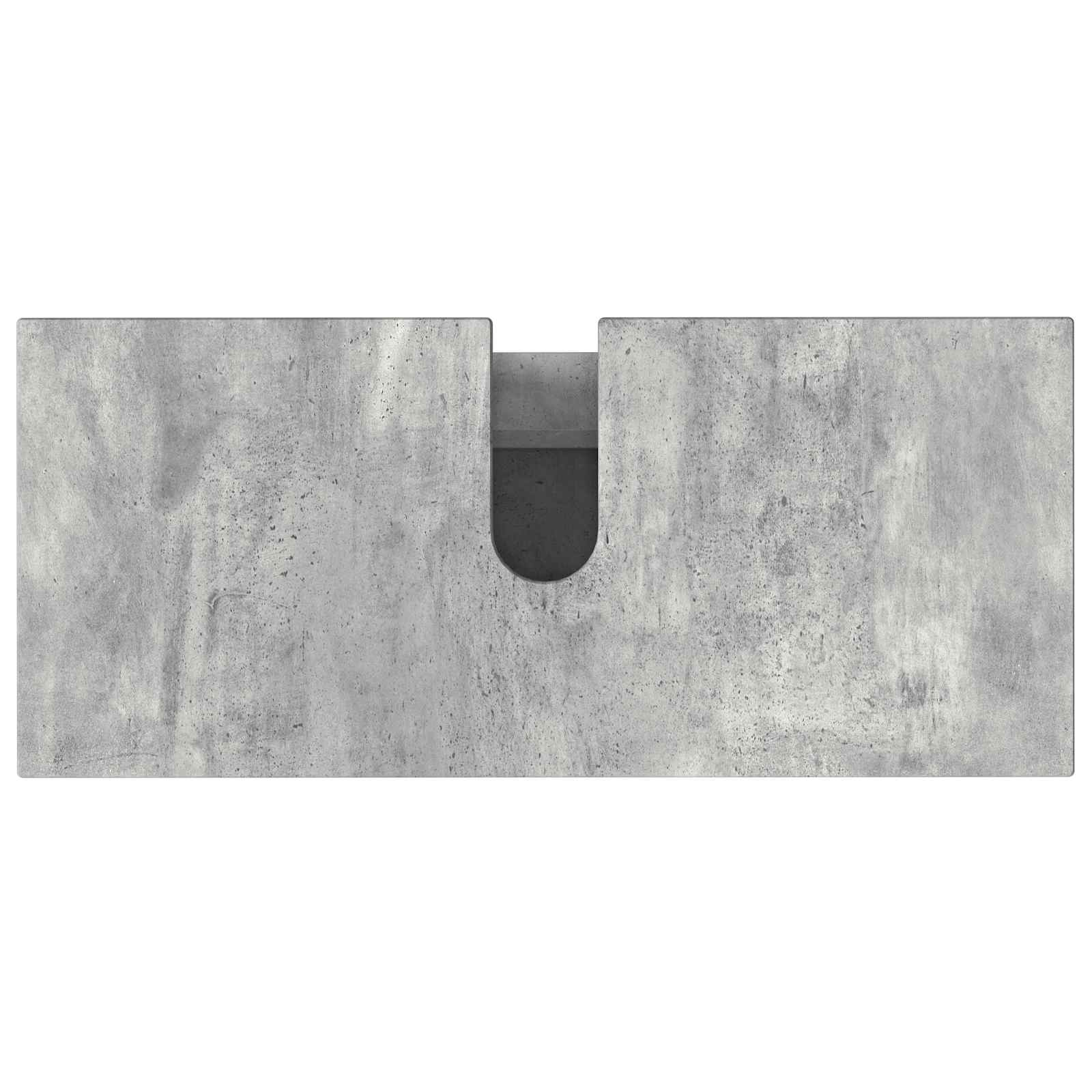Toaletna jedinica Betonska siva 80 x 35 x 60 cm