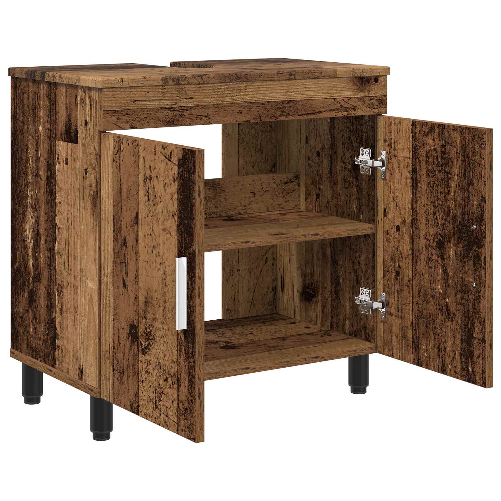 Toaletna jedinica Staro drvo 60 x 35 x 60 cm Konstruirano drvo