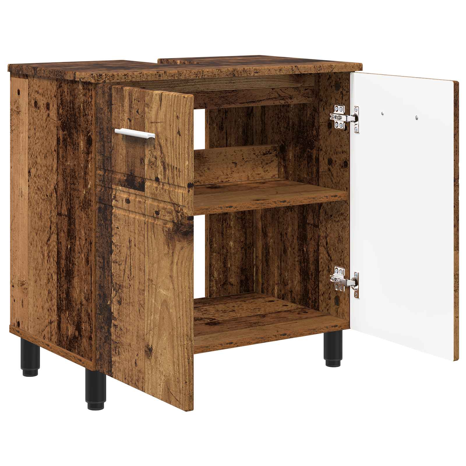 Toaletna jedinica Staro drvo 60 x 35 x 60 cm Konstruirano drvo